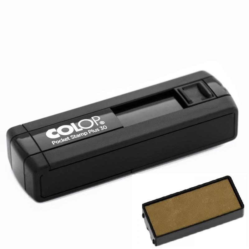 Istampa Kaşe ve Mürekkepleri COLOP CEP30 KAŞE SİYAH KASA KURU KEÇE - 18X47MM Satın Al