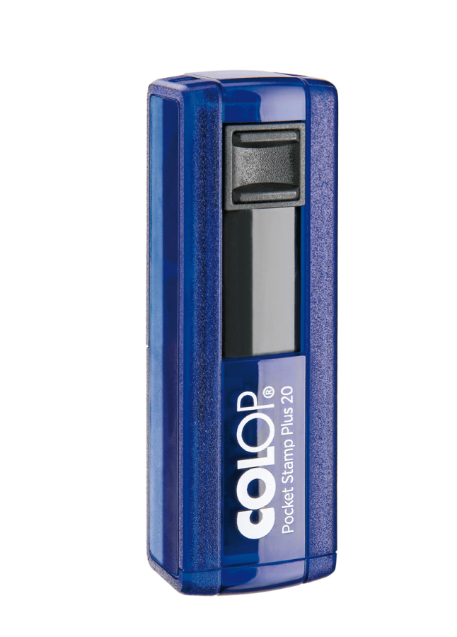 Istampa Kaşe ve Mürekkepleri COLOP CEP20 KAŞE MAVİ KASA SİYAH KEÇE - 14X38MM Satın Al