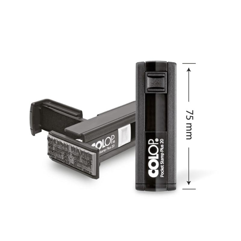 Istampa Kaşe ve Mürekkepleri COLOP CEP20 KAŞE SİYAH KASA SİYAH KEÇE - 14X38MM Satın Al