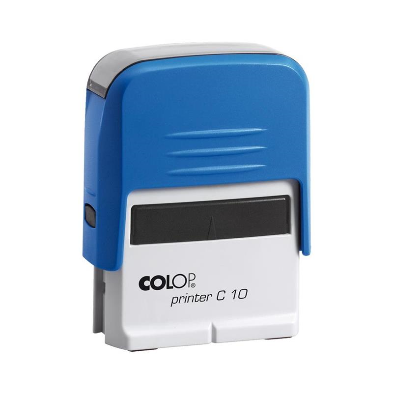 Istampa Kaşe ve Mürekkepleri COLOP PRINTER C10 MAVİ KASA SİYAH KEÇE - 10X27MM Satın Al