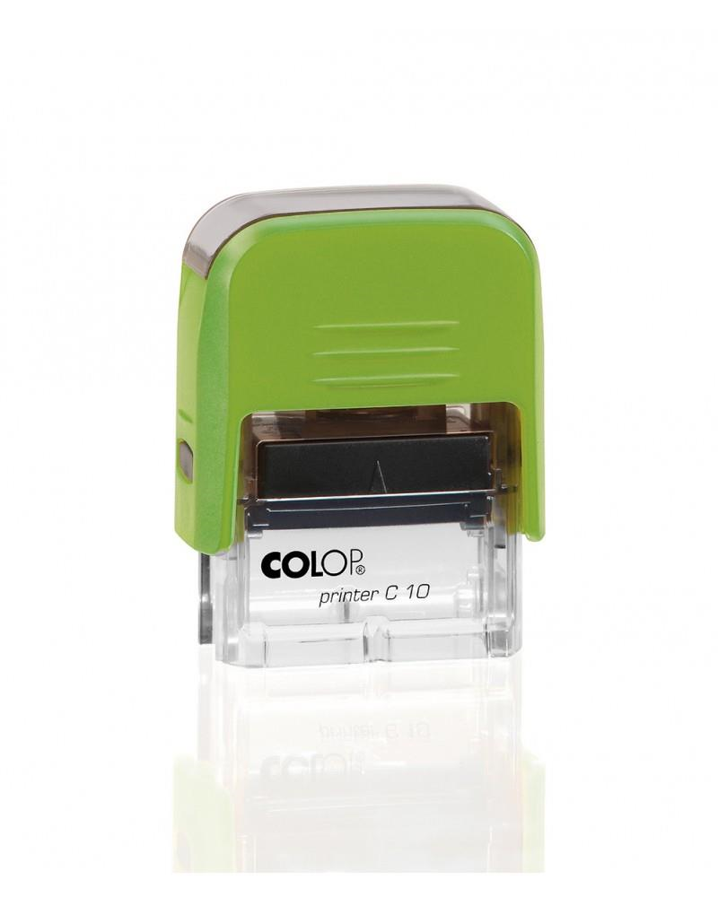 Istampa Kaşe ve Mürekkepleri COLOP PRINTER C10 YEŞİL KASA SİYAH KEÇE - 10X27MM Satın Al