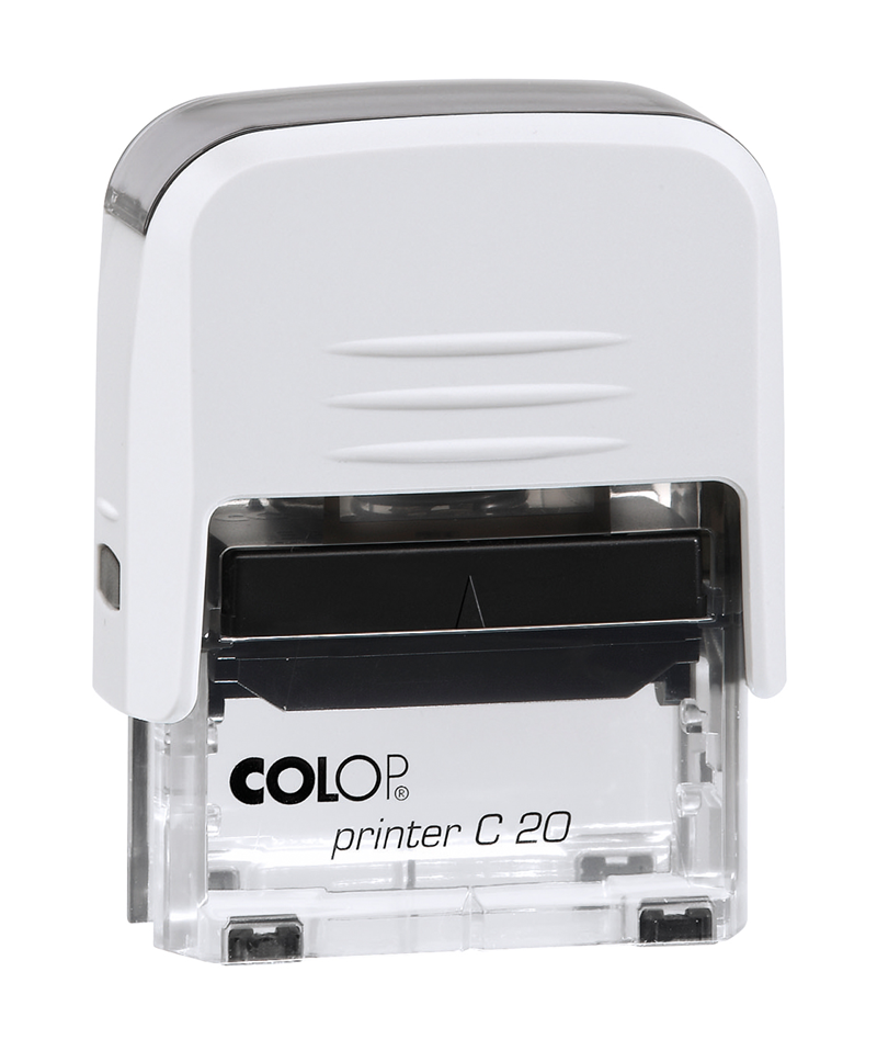 Istampa Kaşe ve Mürekkepleri COLOP PRINTER C20 BEYAZ KASA SİYAH KEÇE - 14X38MM Satın Al