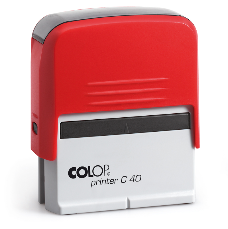 Istampa Kaşe ve Mürekkepleri COLOP PRINTER C40 KIRMIZI KASA KIRMIZI KEÇE - 23X59MM Satın Al
