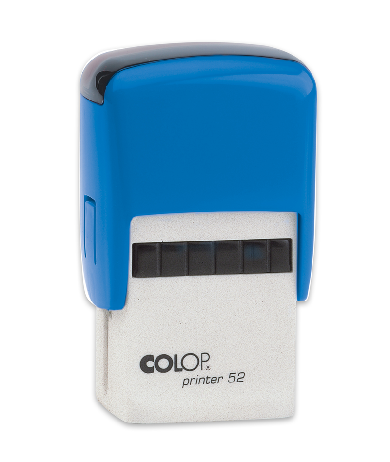 Istampa Kaşe ve Mürekkepleri COLOP PRINTER 52 MAVİ KASA SİYAH KEÇE - 20X30MM Satın Al