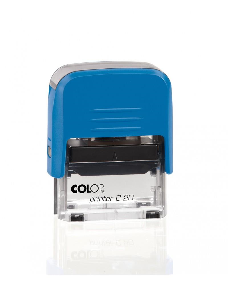Istampa Kaşe ve Mürekkepleri COLOP PRINTER C20 MAVİ KASA SİYAH KEÇE - 14X38MM Satın Al