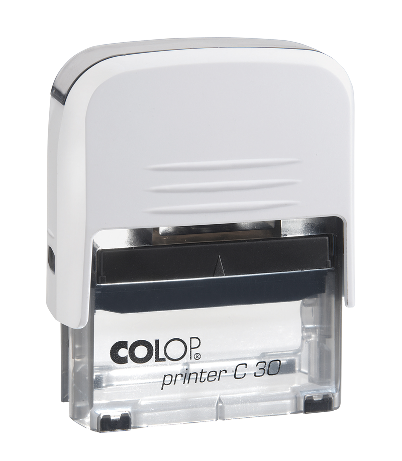 Istampa Kaşe ve Mürekkepleri COLOP PRINTER C30 BEYAZ KASA SİYAH KEÇE - 18X47MM Satın Al