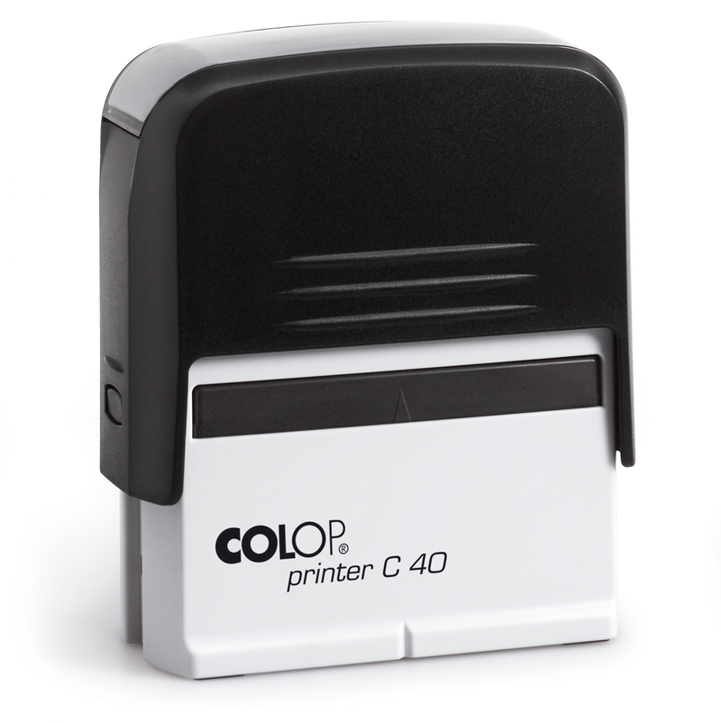 Istampa Kaşe ve Mürekkepleri COLOP PRINTER C40 SİYAH KASA SİYAH KEÇE - 23X59MM Satın Al