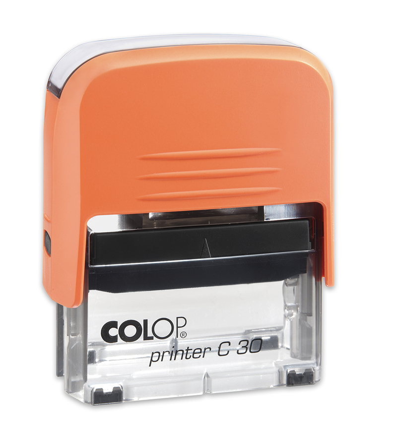 Istampa Kaşe ve Mürekkepleri COLOP PRINTER C30 TURUNCU KASA SİYAH KEÇE - 18X47MM Satın Al