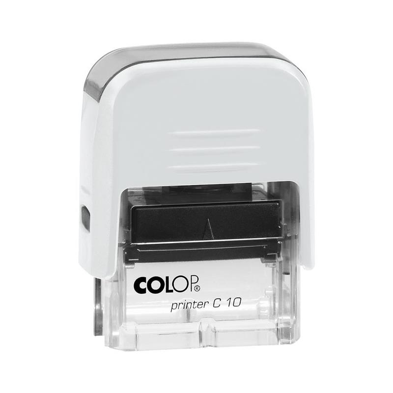 Istampa Kaşe ve Mürekkepleri COLOP PRINTER C10 BEYAZ KASA SİYAH KEÇE - 10X27MM Satın Al