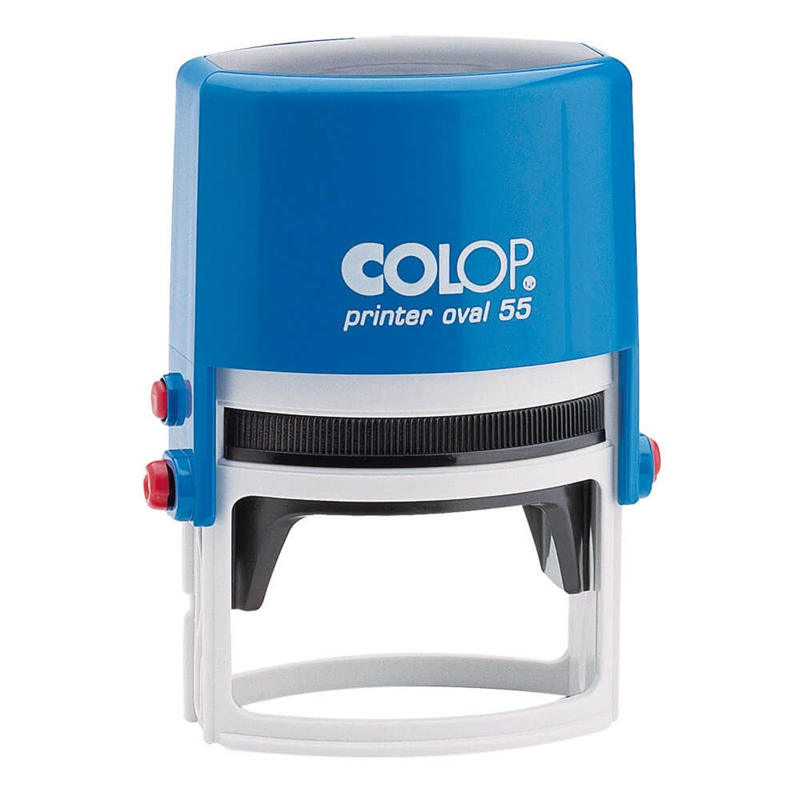 Istampa Kaşe ve Mürekkepleri COLOP PRINTER OVAL 55 MAVİ KASA MAVİ KEÇE - 35X55MM Satın Al