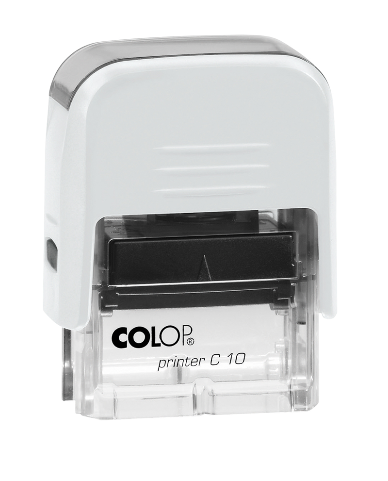 Istampa Kaşe ve Mürekkepleri COLOP PRINTER C10 BEYAZ KASA SİYAH KEÇE - 10X27MM Satın Al