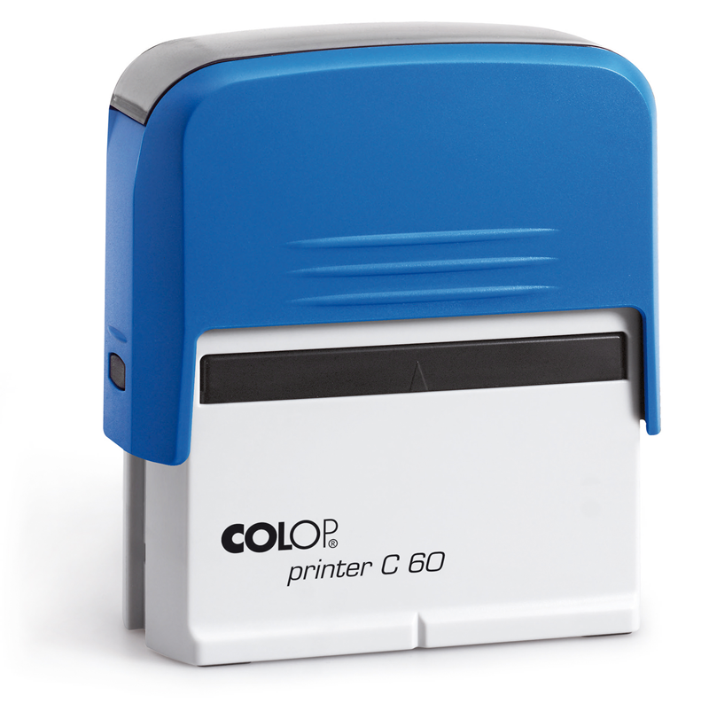 Istampa Kaşe ve Mürekkepleri COLOP PRINTER C60 MAVİ KASA SİYAH KEÇE - 37X76MM Satın Al