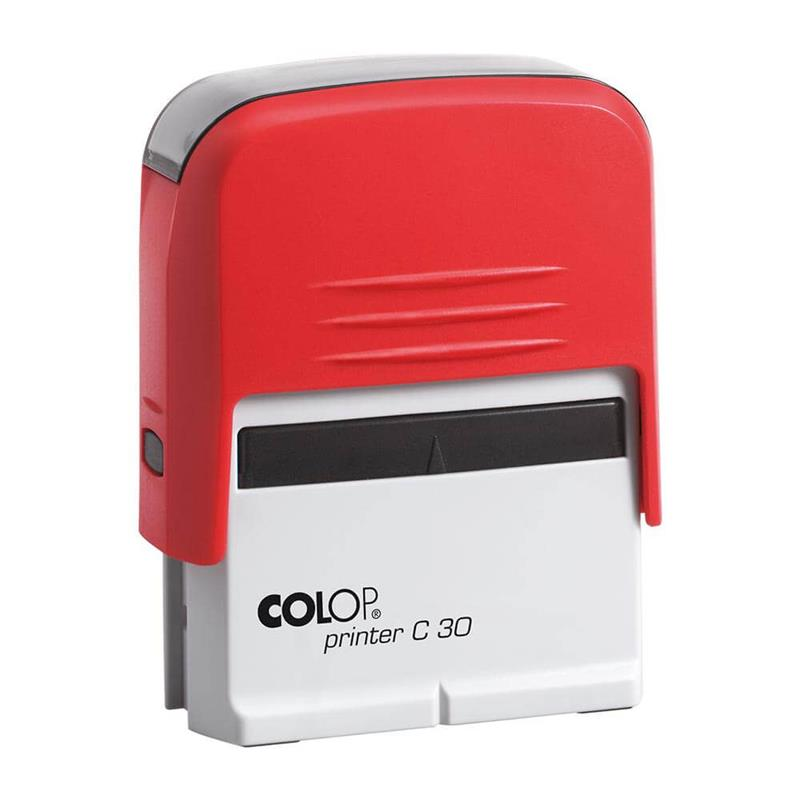 Istampa Kaşe ve Mürekkepleri COLOP PRINTER C30 KIRMIZI KASA SİYAH KEÇE - 18X47MM Satın Al