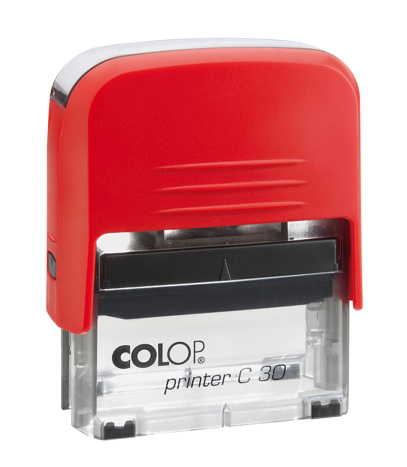 Istampa Kaşe ve Mürekkepleri COLOP PRINTER C30 KIRMIZI KASA SİYAH KEÇE - 18X47MM Satın Al