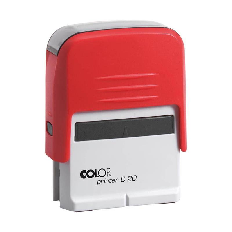 Istampa Kaşe ve Mürekkepleri COLOP PRINTER C20 KIRMIZI KASA SİYAH KEÇE - 14X38MM Satın Al