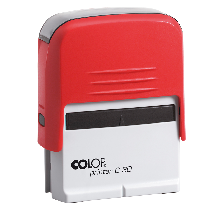 Istampa Kaşe ve Mürekkepleri COLOP PRINTER C30 KIRMIZI KASA SİYAH KEÇE - 18X47MM Satın Al