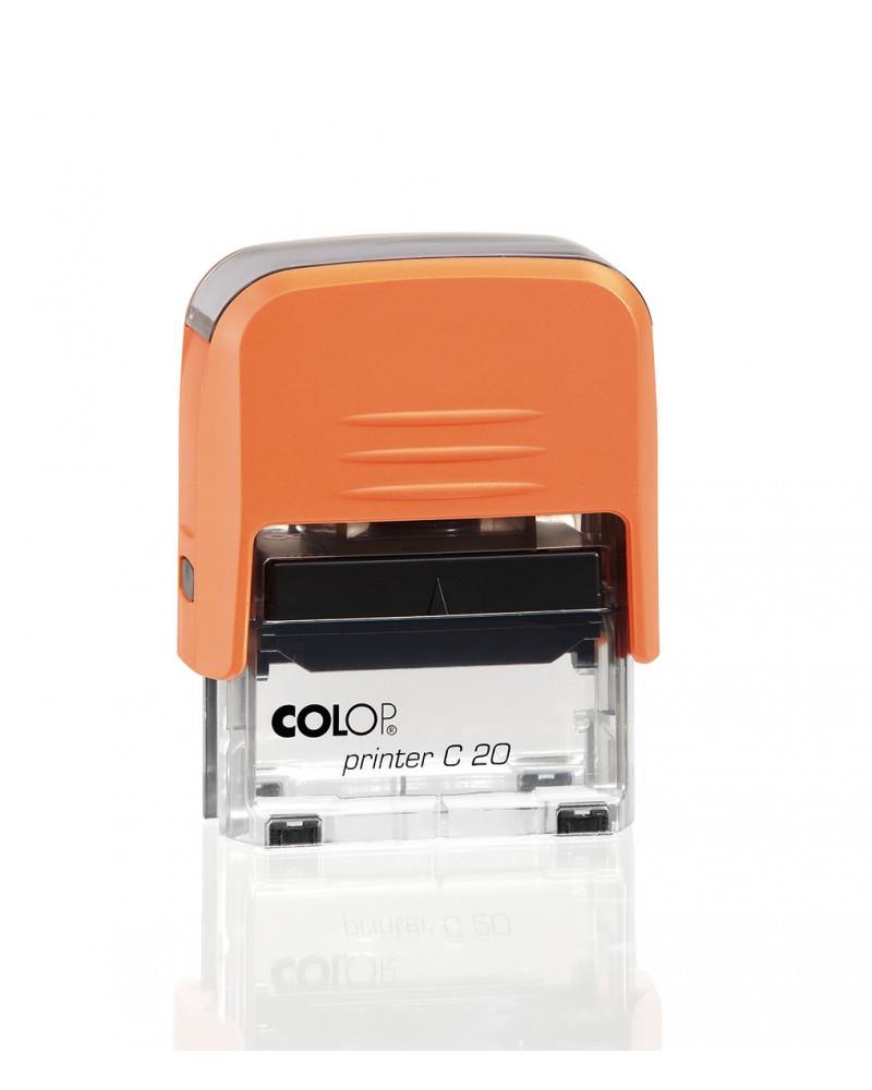 Istampa Kaşe ve Mürekkepleri COLOP PRINTER C20 TURUNCU KASA SİYAH KEÇE - 14X38MM Satın Al