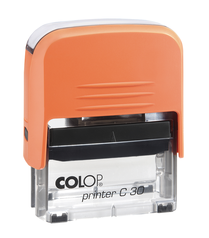 Istampa Kaşe ve Mürekkepleri COLOP PRINTER C30 TURUNCU KASA SİYAH KEÇE - 18X47MM Satın Al