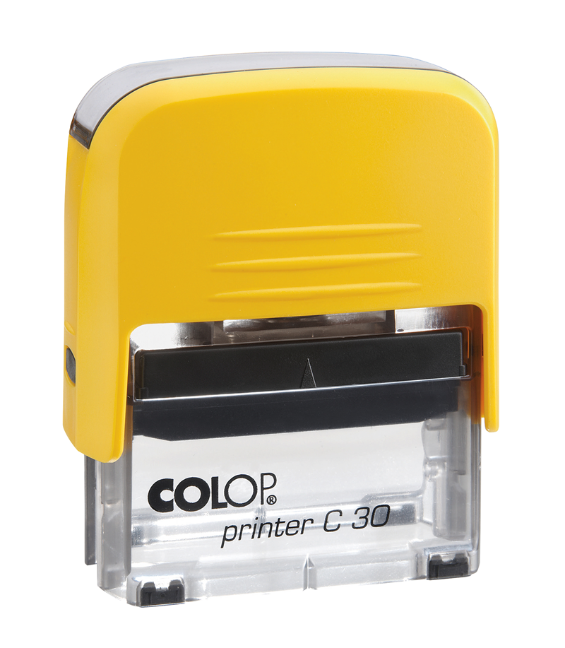 Istampa Kaşe ve Mürekkepleri COLOP PRINTER C30 SARI KASA SİYAH KEÇE - 18X47MM Satın Al