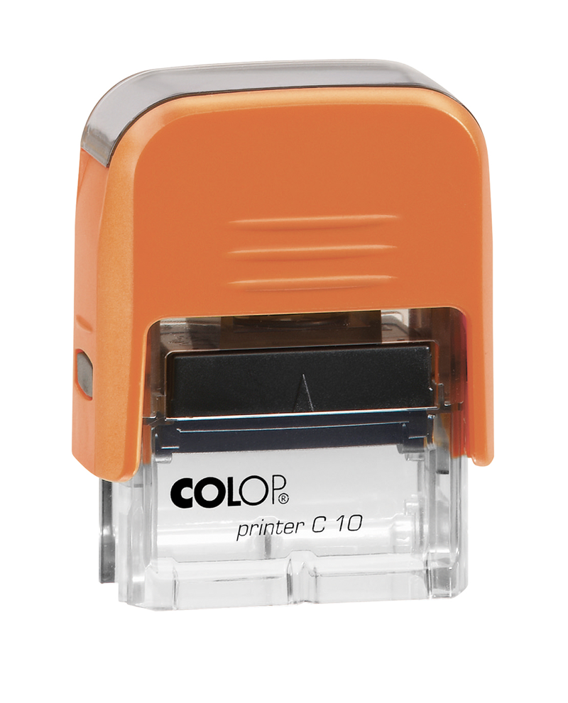 Istampa Kaşe ve Mürekkepleri COLOP PRINTER C10 TURUNCU KASA SİYAH KEÇE - 10X27MM Satın Al