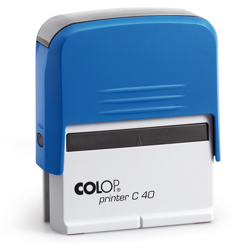 Istampa Kaşe ve Mürekkepleri COLOP PRINTER C40 MAVİ KASA SİYAH KEÇE - 23X59MM Satın Al