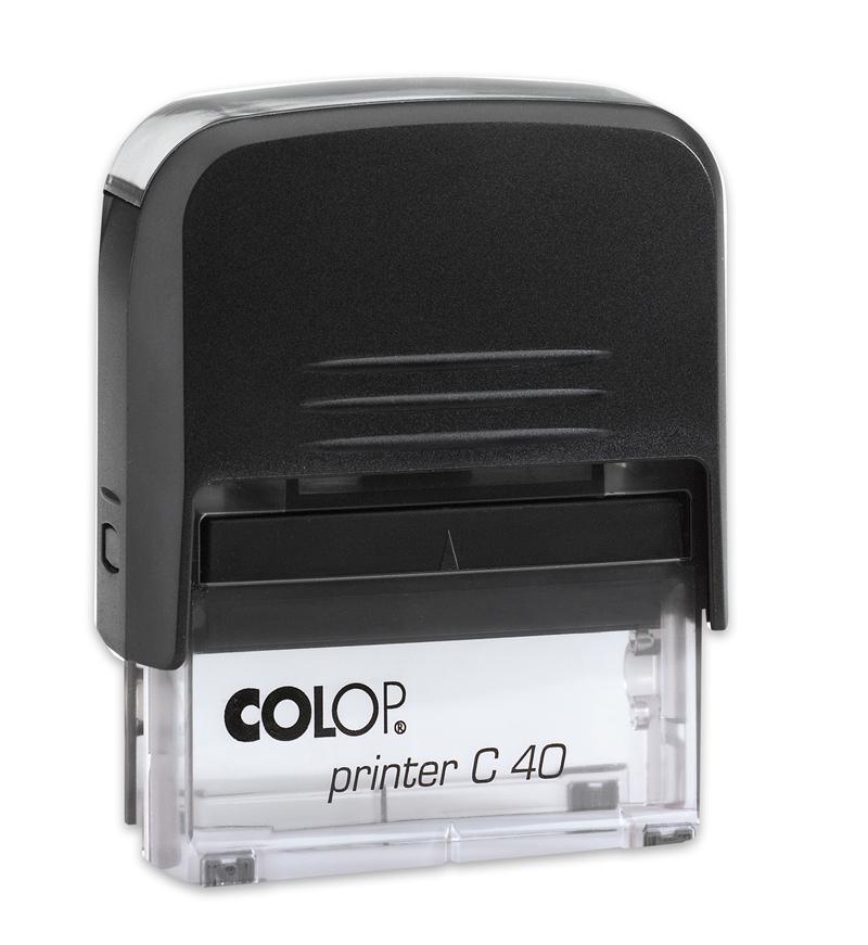 Istampa Kaşe ve Mürekkepleri COLOP PRINTER C40 SİYAH KASA SİYAH KEÇE - 23X59MM Satın Al