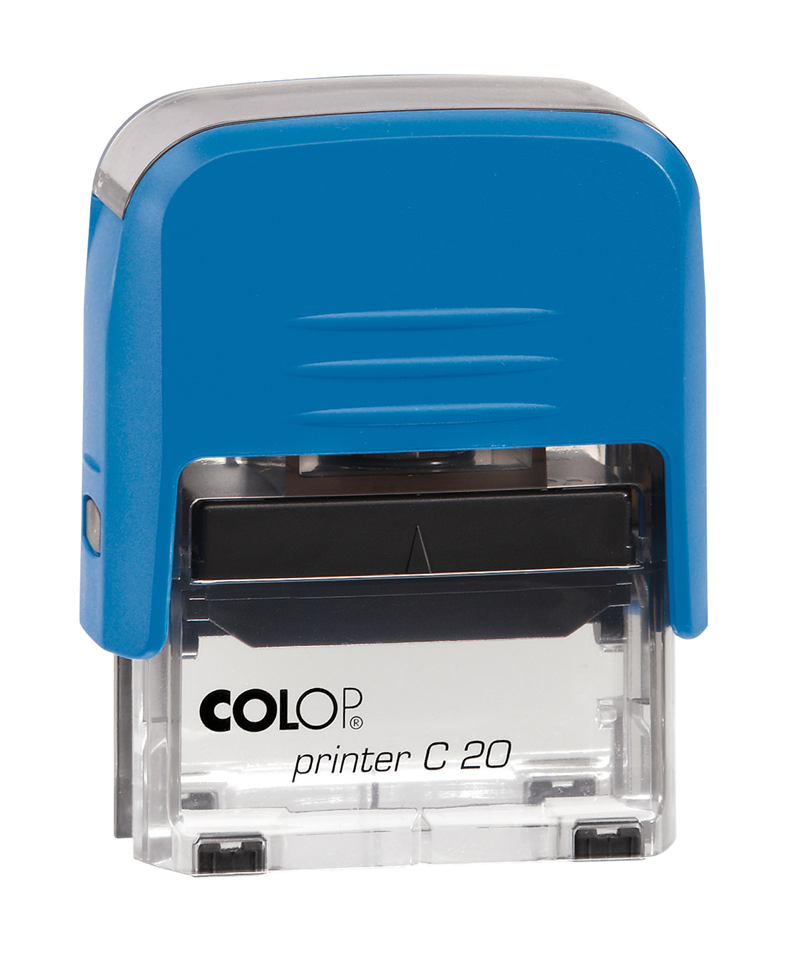 Istampa Kaşe ve Mürekkepleri COLOP PRINTER C20 MAVİ KASA MAVİ KEÇE - 14X38MM Satın Al