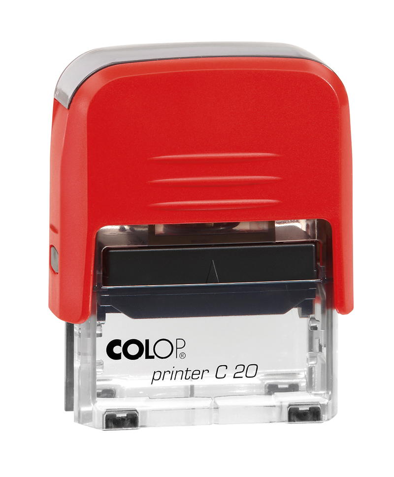 Istampa Kaşe ve Mürekkepleri COLOP PRINTER C20 KIRMIZI KASA SİYAH KEÇE - 14X38MM Satın Al