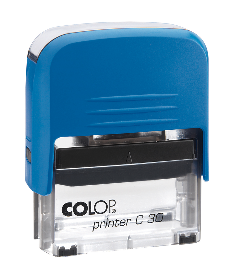 Istampa Kaşe ve Mürekkepleri COLOP PRINTER C30 MAVİ KASA MAVİ KEÇE - 18X47MM Satın Al