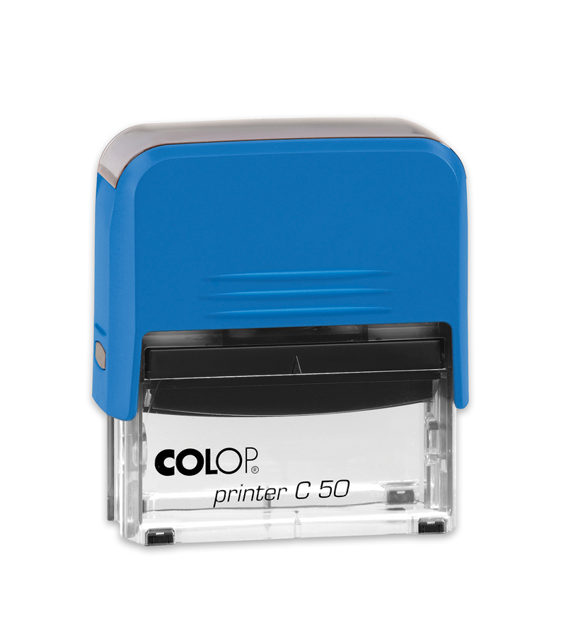 Istampa Kaşe ve Mürekkepleri COLOP PRINTER C50 MAVİ KASA SİYAH KEÇE - 30X69MM Satın Al