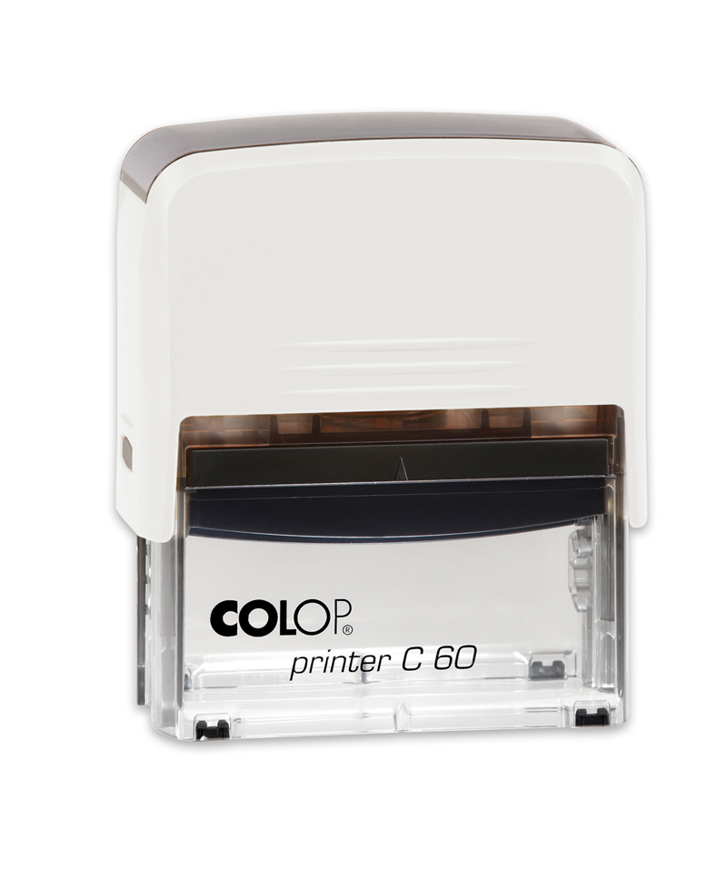 Istampa Kaşe ve Mürekkepleri COLOP PRINTER C60 BEYAZ KASA SİYAH KEÇE - 37X76MM Satın Al