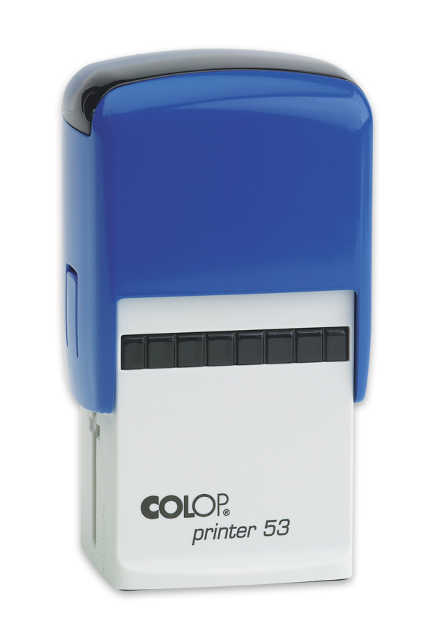 Istampa Kaşe ve Mürekkepleri COLOP PRINTER 53 MAVİ KASA SİYAH KEÇE - 30X45MM Satın Al
