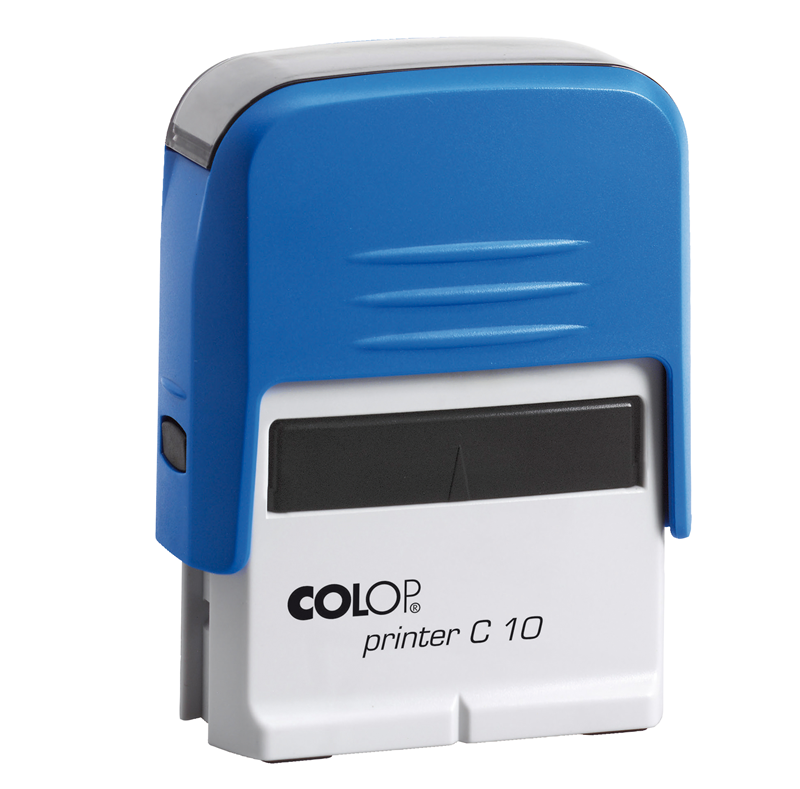 Istampa Kaşe ve Mürekkepleri COLOP PRINTER C10 MAVİ KASA SİYAH KEÇE - 10X27MM Satın Al