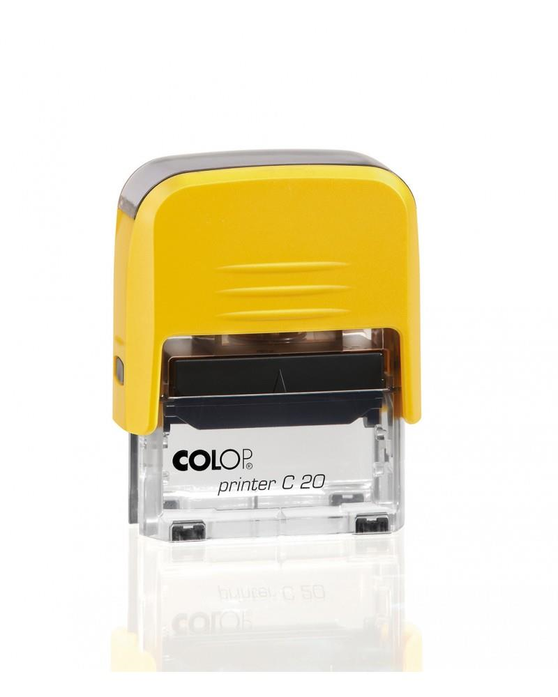 Istampa Kaşe ve Mürekkepleri COLOP PRINTER C20 SARI KASA SİYAH KEÇE - 14X38MM Satın Al