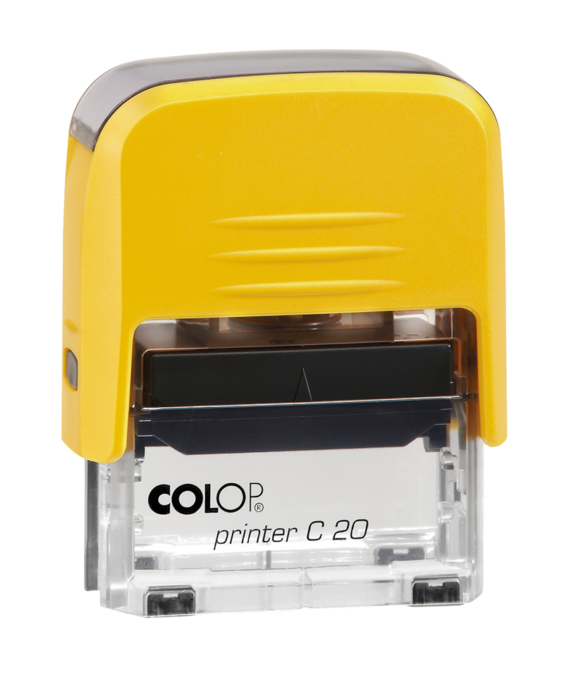 Istampa Kaşe ve Mürekkepleri COLOP PRINTER C20 SARI KASA SİYAH KEÇE - 14X38MM Satın Al