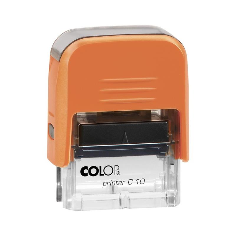 Istampa Kaşe ve Mürekkepleri COLOP PRINTER C10 TURUNCU KASA SİYAH KEÇE - 10X27MM Satın Al