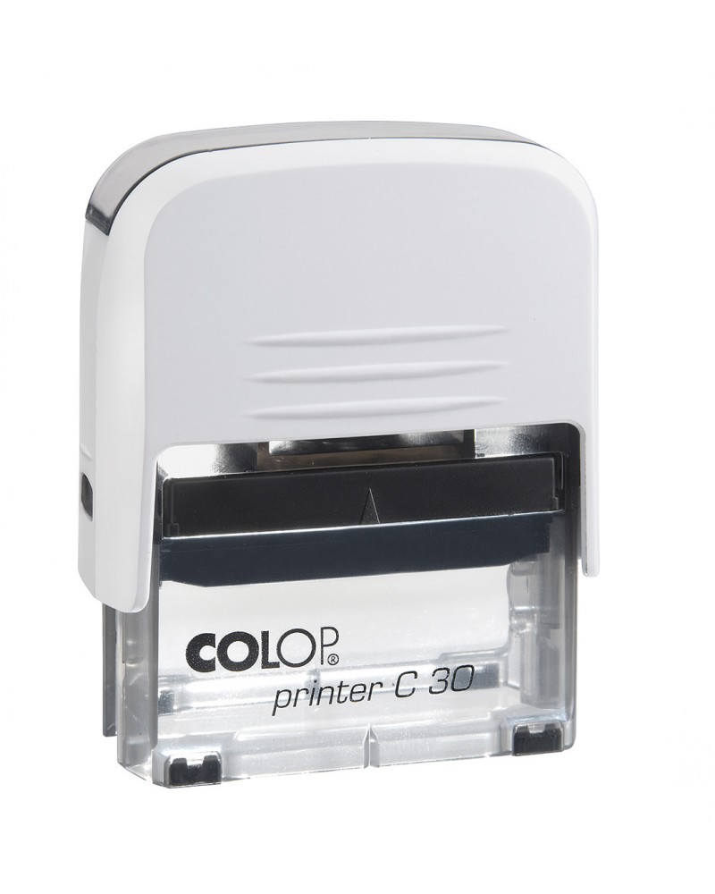 Istampa Kaşe ve Mürekkepleri COLOP PRINTER C30 BEYAZ KASA SİYAH KEÇE - 18X47MM Satın Al