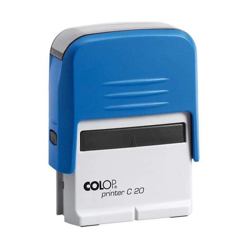 Istampa Kaşe ve Mürekkepleri COLOP PRINTER C20 MAVİ KASA SİYAH KEÇE - 14X38MM Satın Al