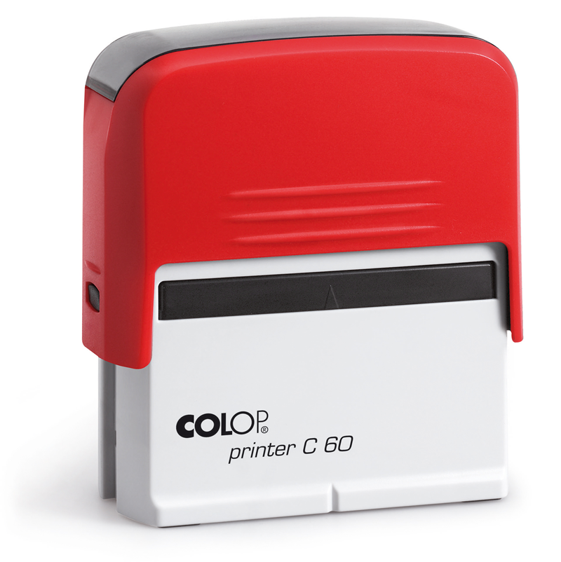 Istampa Kaşe ve Mürekkepleri COLOP PRINTER C60 KIRMIZI KASA SİYAH KEÇE - 37X76MM Satın Al