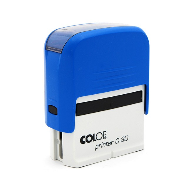 Istampa Kaşe ve Mürekkepleri COLOP PRINTER C30 MAVİ KASA SİYAH KEÇE - 18X47MM Satın Al