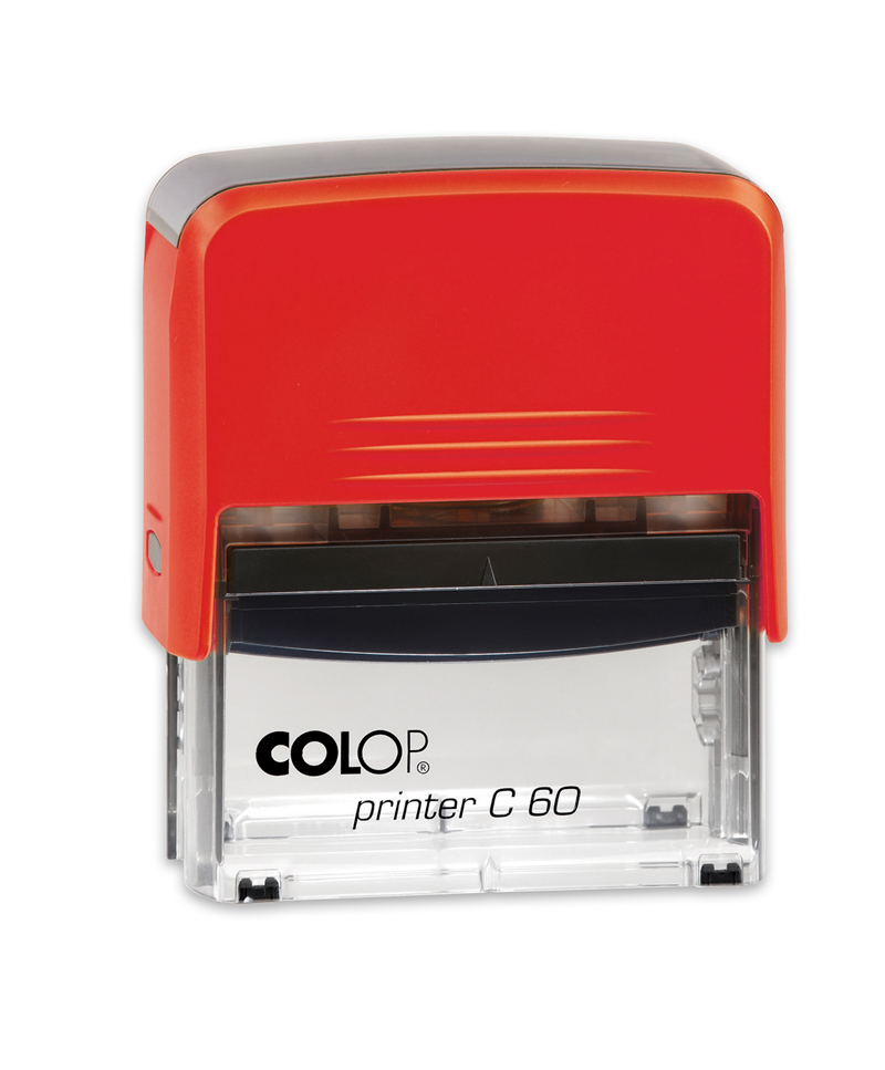 Istampa Kaşe ve Mürekkepleri COLOP PRINTER C60 KIRMIZI KASA SİYAH KEÇE - 37X76MM Satın Al