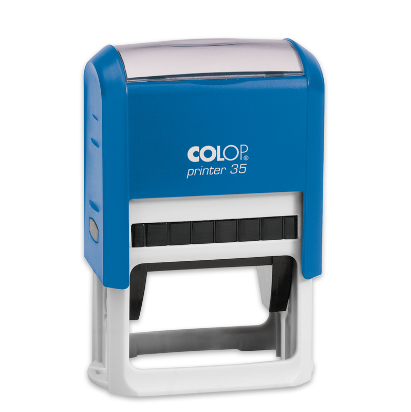 Istampa Kaşe ve Mürekkepleri COLOP PRINTER 35 MAVİ KASA MAVİ KEÇE - 30X50MM Satın Al