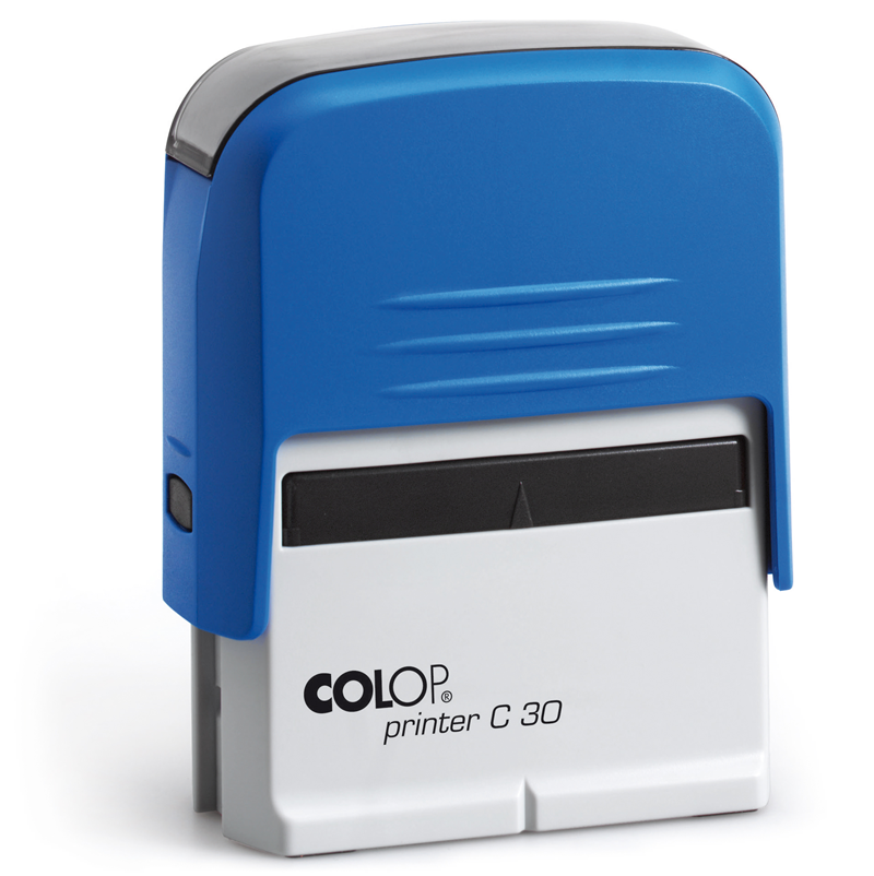 Istampa Kaşe ve Mürekkepleri COLOP PRINTER C30 MAVİ KASA MAVİ KEÇE - 18X47MM Satın Al