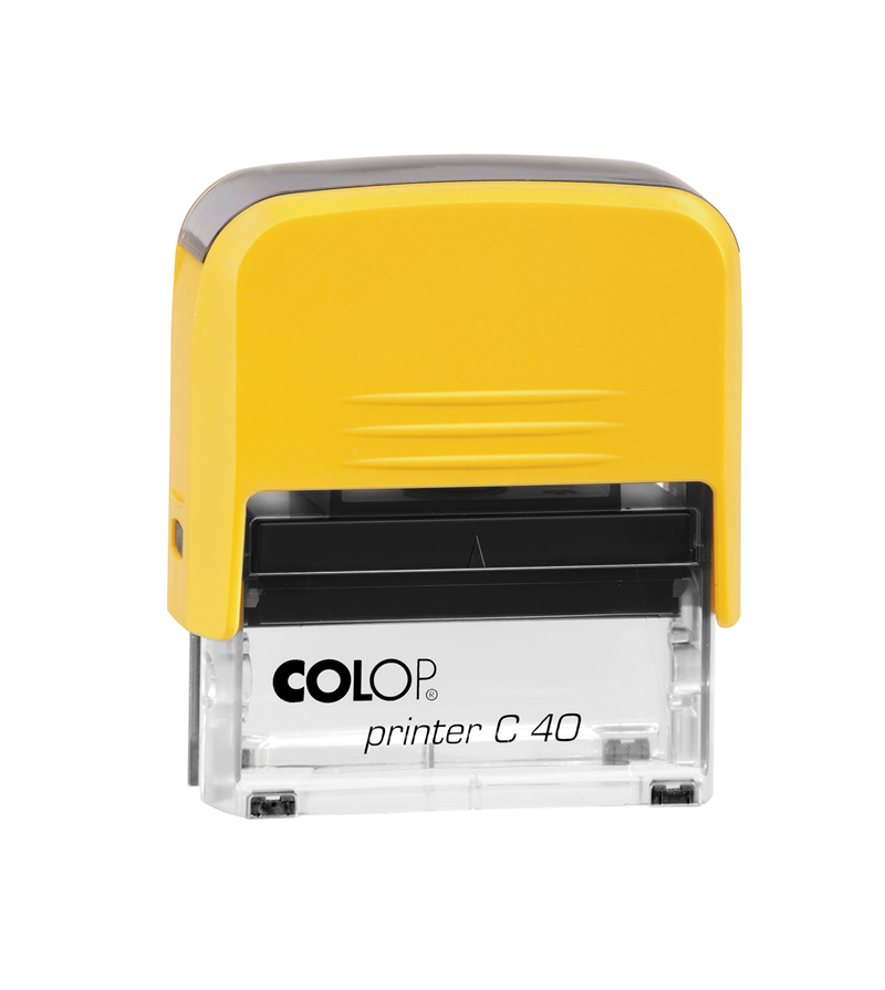 Istampa Kaşe ve Mürekkepleri COLOP PRINTER C40 SARI KASA SİYAH KEÇE - 23X59MM Satın Al