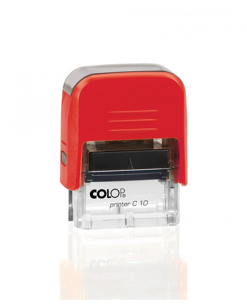 Istampa Kaşe ve Mürekkepleri COLOP PRINTER C10 KIRMIZI KASA SİYAH KEÇE - 10X27MM Satın Al