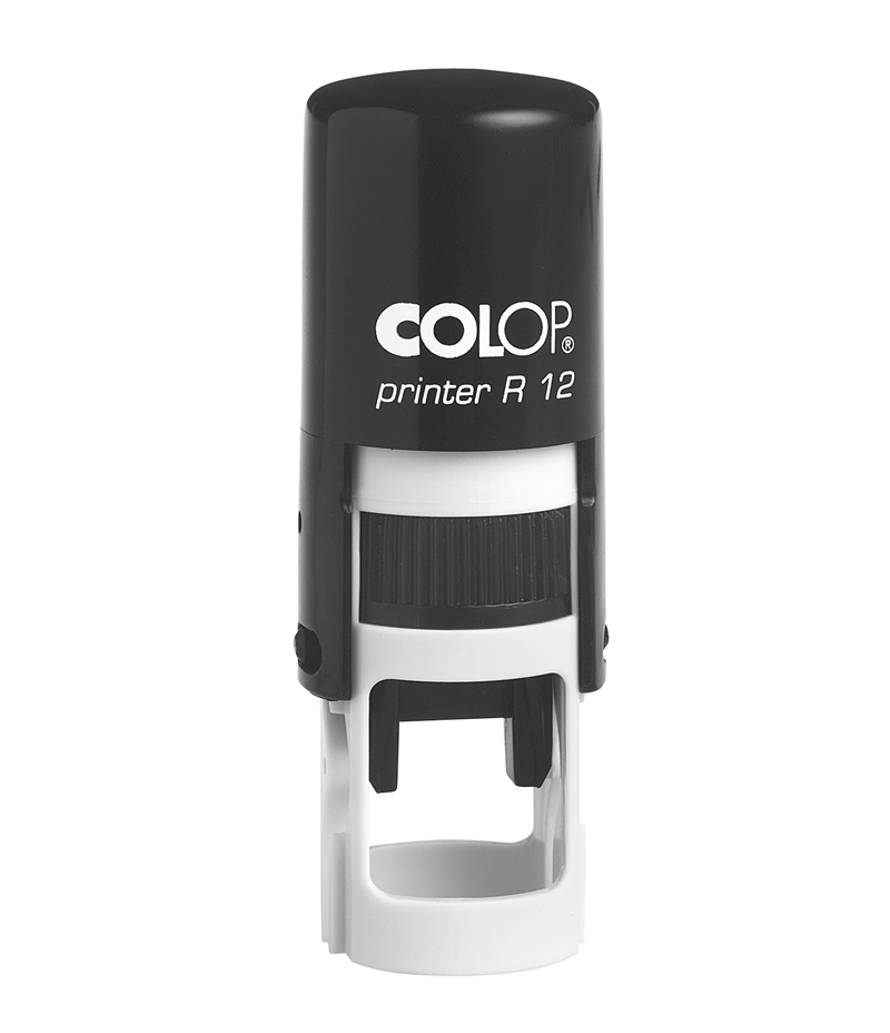Istampa Kaşe ve Mürekkepleri COLOP R12 YUVARLAK SİYAH KASA SİYAH KEÇE - 12MM Satın Al