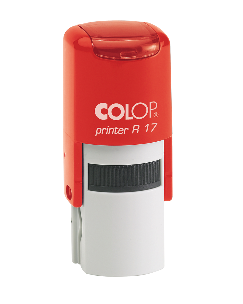 Istampa Kaşe ve Mürekkepleri COLOP R17 YUVARLAK KIRMIZI KASA SİYAH KEÇE - 17MM Satın Al