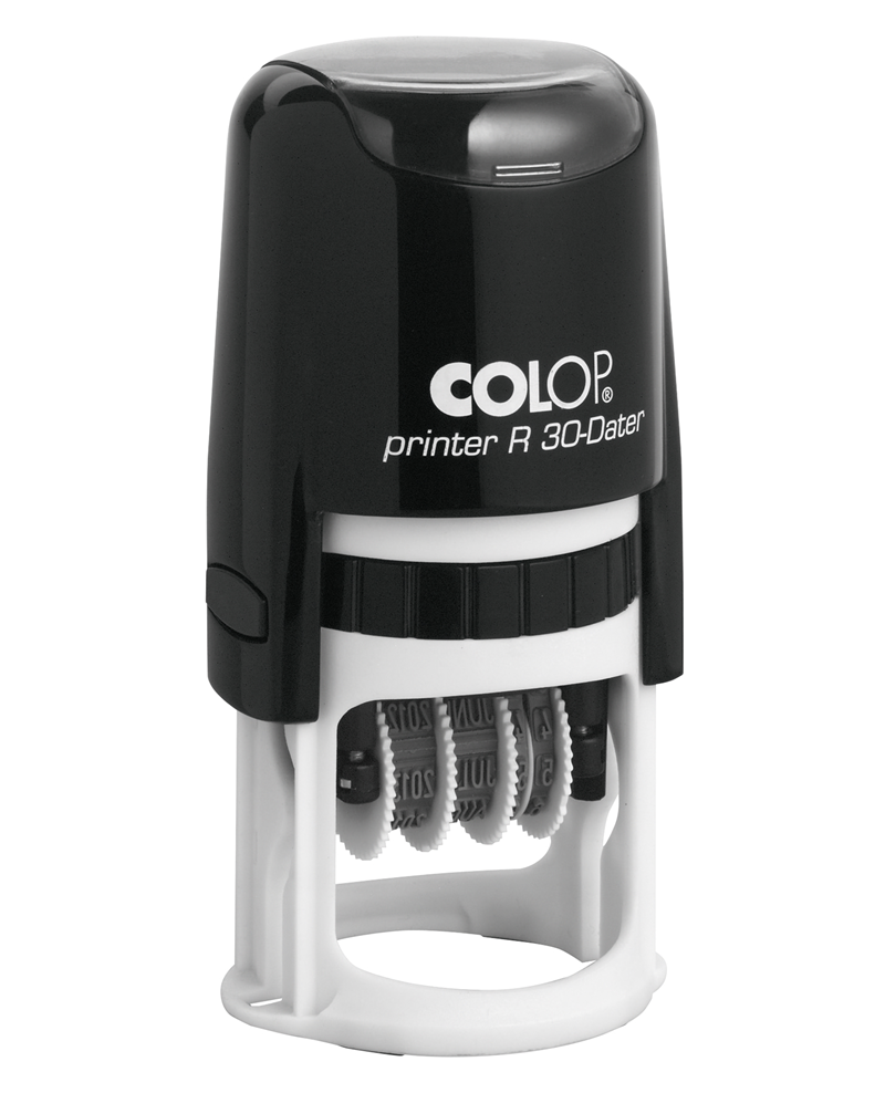 Istampa Kaşe ve Mürekkepleri COLOP R30 TARİH KAŞE(TR) SİYAH KASA MAVİ KEÇE - 30MM Satın Al