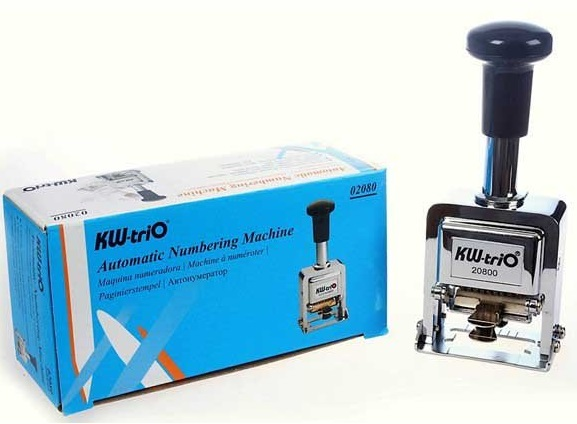 Istampa Kaşe ve Mürekkepleri KW-TRIO 02080 NUMARATÖR - 8 HANELİ Satın Al