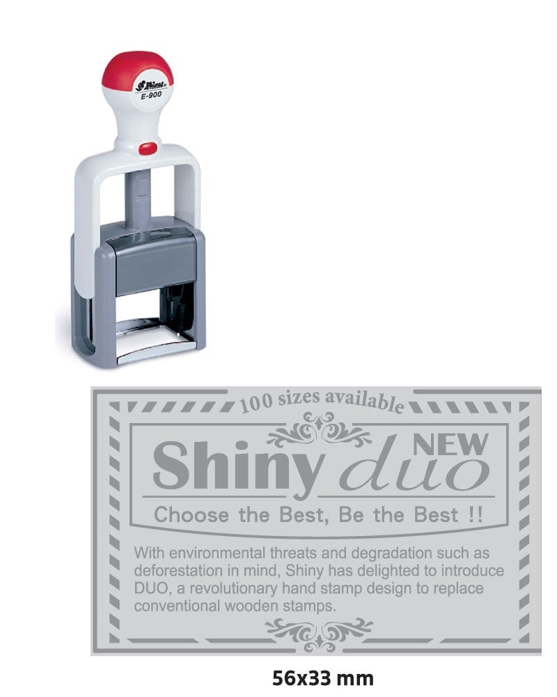 Istampa Kaşe ve Mürekkepleri SHINY E-906 OTOMATİK KAŞE 56X33MM Satın Al